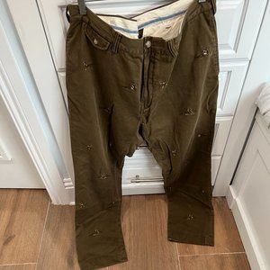 Ralph Lauren Polo Chinos with Pheasants